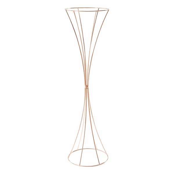 10-pak guldfarvede 80 cm (31,5 tommer) metalvaser, bryllupscenterpieces, stabelbare blomsterstativer til bord og bryllupsgang