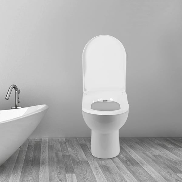 Bidet-toiletsæde - Ikke-elektrisk - To dyser - Tre sprayhuller - PP-plast - Vandtryk 0,08–0,8 MPa - Hvid