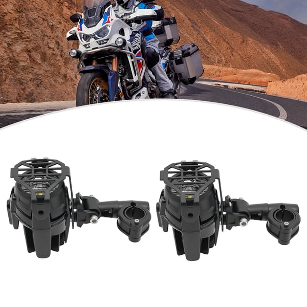 Moottoripyörän sumuvalot, LED spotit 2 kpl, lisävalot BMW R1200GS/F800GS/F700GS/F650FS -malleihin, musta