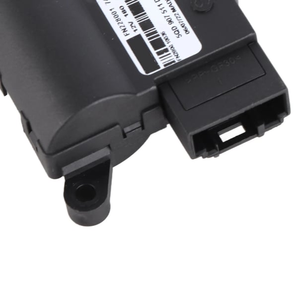 Temperaturregulerende klima-/varmespjældmotor, servomotor 5QD907511D, erstatning til Audi A3, sort