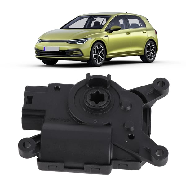 Temperaturregulerende klima-/varmespjældmotor, servomotor 5QD907511D, erstatning til Audi A3, sort