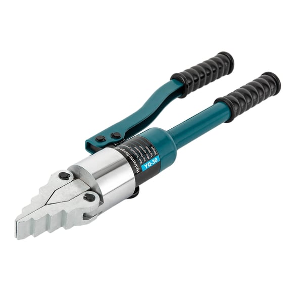 Hydraulisk Spreder Værktøjssæt - YQ-30 - 8 Ton - 3 cm Åbning - Håndholdt Bærbar - Integreret Pumpe - CE - Blå
