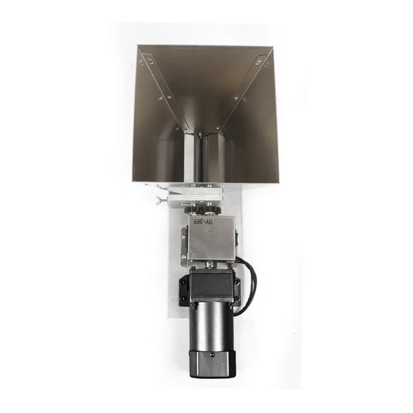Elektrisk Kornkværn - Maltknuser til Hjemmebryg - 60W - 75RPM - 4 L Tragt - Rustfri Valser - 6061 Aluminium - 110/220V - Sølv