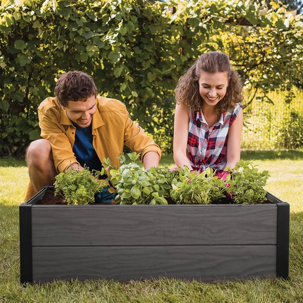 Plantekasse - Havekasse - 106 cm - Til grøntsager - Have & altan