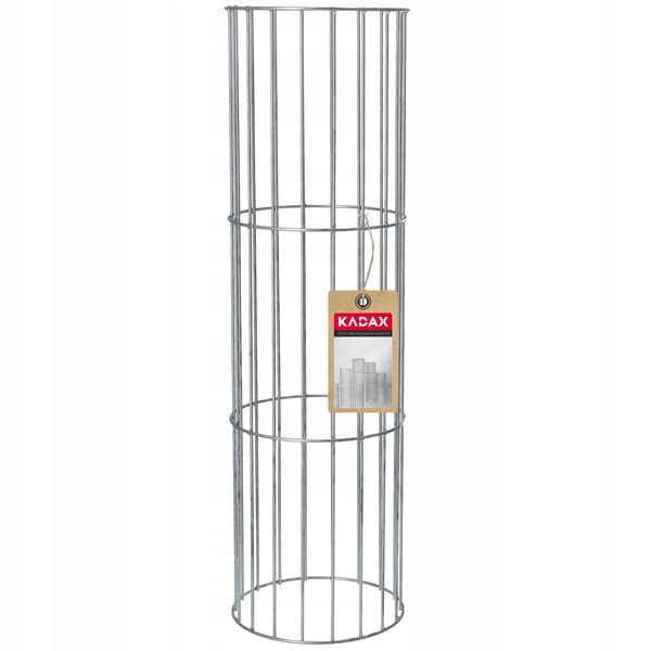 Havepergola - Plantestøtte Pæl - Metal - 100 cm - Med Jordankre - Til Klatreplanter - Sort