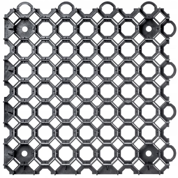 Græsarmeringsplader - Gitter til parkering og indkørsel - 50 x 50 x 3,5 cm - 20 stk
