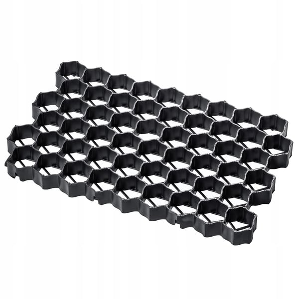 Gräsarmeringsplatta / Grusgaller - Uppfarts- och Parkeringsplatta - 60 x 40 x 4 cm - Set 16 st