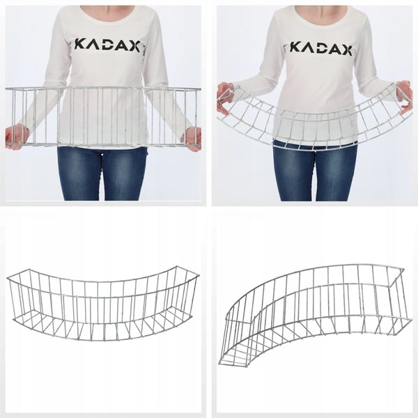 Gabion plantekasse/blomsterkasse - Have- & plænepanel - Stålnet - 75 cm - Kantafgrænsning