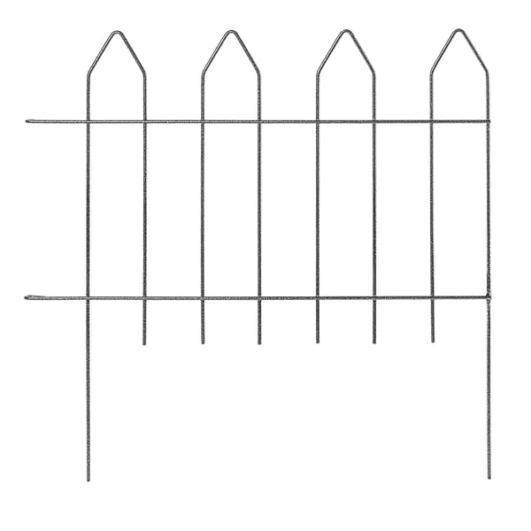 Havehegn - Palisadehegn i metal - Svejset - Højde 100 cm