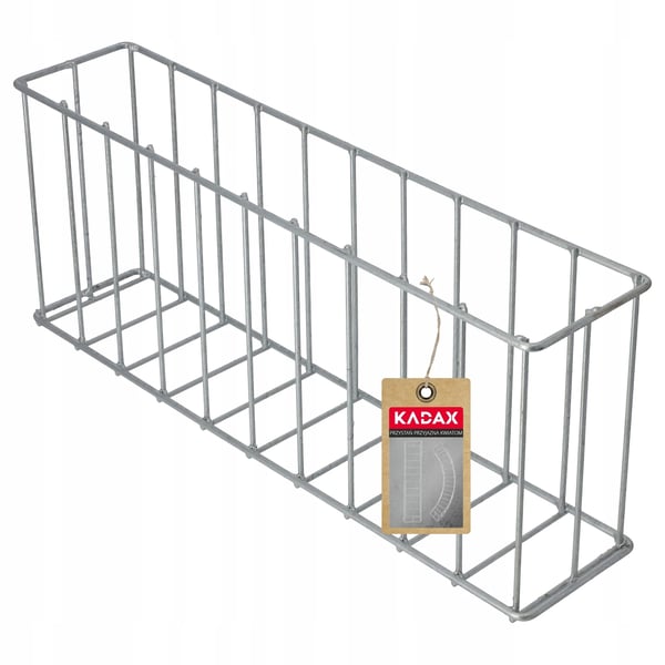 Gabion plantekasse - Plantekrukke i Stål - 51 cm - Ståltrådsnet - Til Have & Plæne - Robust