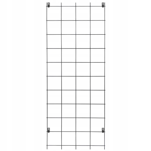 Trädgårdsspaljé - Metall Klätterstöd - 65x170 cm - För Rosor & Klätterväxter - Svart