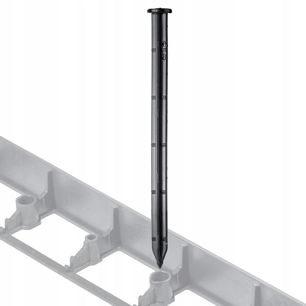 Have jordspyd - Befæstelsesstift - Længde 25 cm - Til ukrudtsdug, agrotextil og net - Kantfiksering