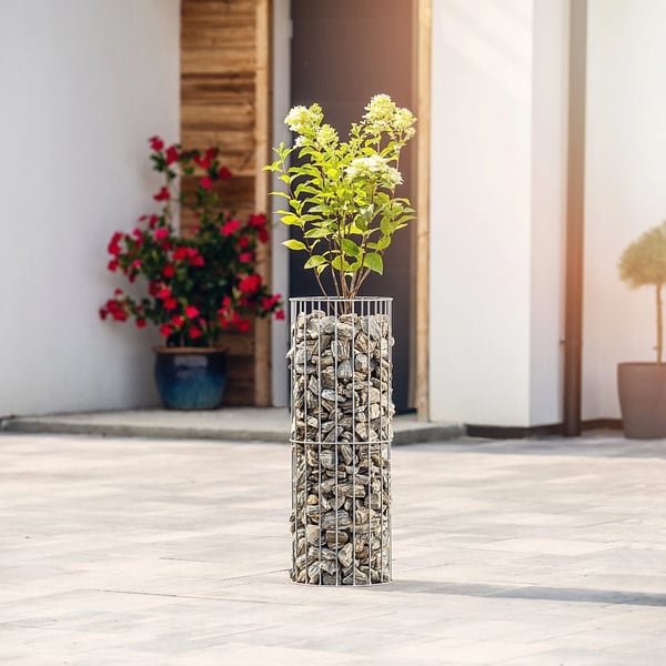 Haveespalier - Plante Støttepæl - Til Blomster & Klatreplanter - Metal - 80 cm Højde - Med Jordankre - Sort