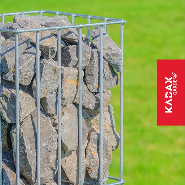 Haveespalier - Pergolestang til klatreplanter - Metal - 90 cm - Jordankre medfølger - Sort