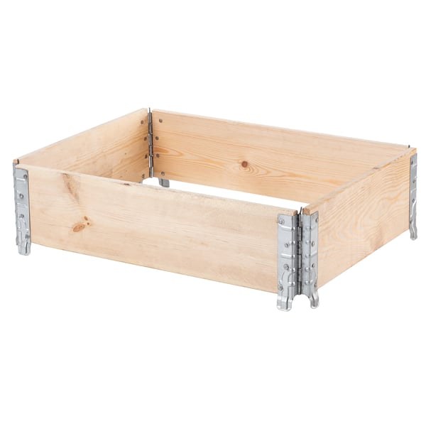 Grøntsags- og urtekasse - Plantekasse/Kompostbeholder - 80x60 cm - Høj model - Til altan og have