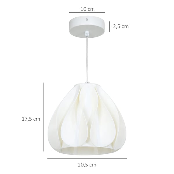 Modern pendellampa - Taklampa E27 - 3D-tryckt lampskärm - AC-drift - 249–2000 lm - För kök/matsal/bar