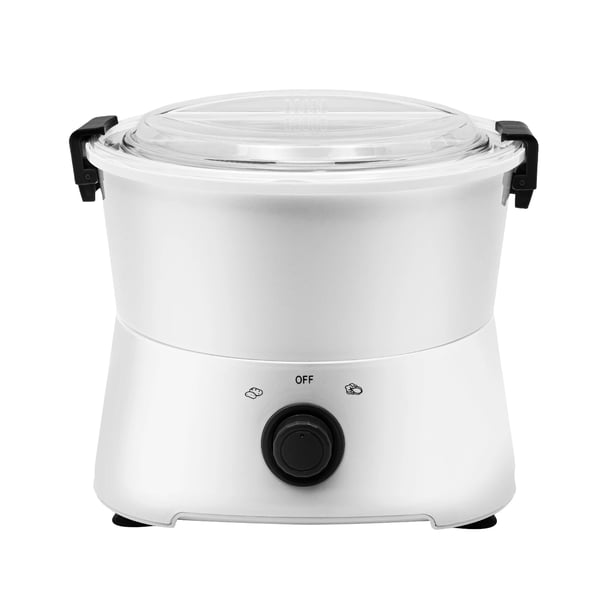 Elektrisk potatisskalare - P09 EU-kontakt - Effekt 85 W - Automatisk Spinner - Skalning 2–4 Min - Rostfria Blad - Kabel 85 cm - Ljusgul