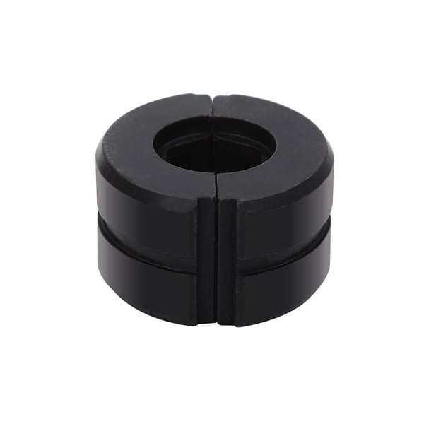 Pressbakker til kobberrør - V-profil V15/V18/V22/V28 mm - 4-delt sæt - Cr45-stål - Demonterbare - Sort