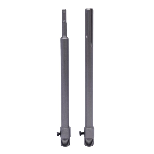 Hulsavssæt - Kernebor til væg SDS Plus/Max - 9 dele - Ø30–100 mm - 370 mm borestang - Til beton, cement, sten - Metal