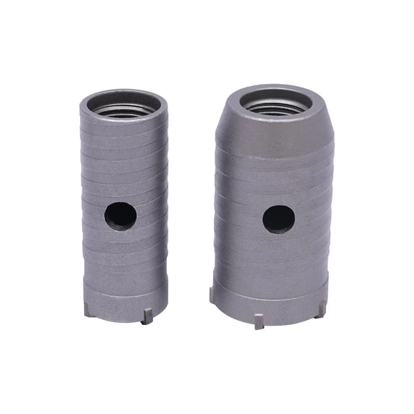 Hulsavssæt - Kernebor til væg SDS Plus/Max - 9 dele - Ø30–100 mm - 370 mm borestang - Til beton, cement, sten - Metal