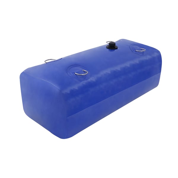 Vesisäkki/Vesisäiliö - Taitettava - 110 l - PVC - −40–80 °C - 25 mm Palloventtiili - Suorakulmainen - Sininen