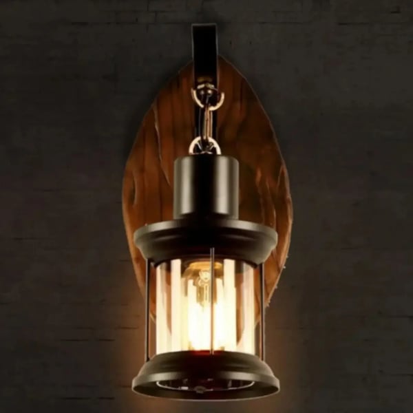 Retro Industriel Lampe - Væglampe - Jern - 220 V DC - Uden Pære - Ikke dæmpbar - Vintage design
