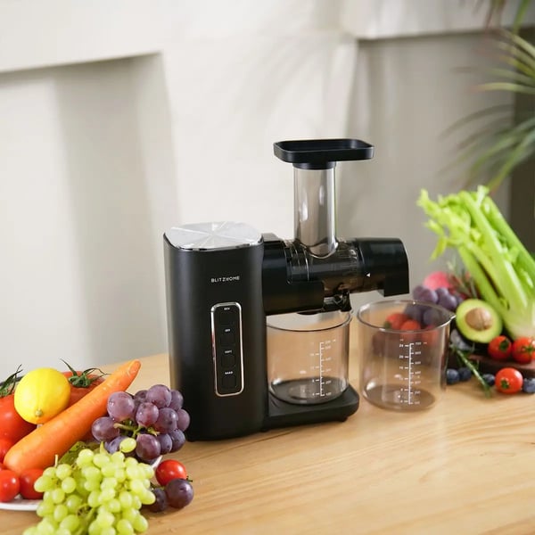BH-JC01 - Koldpresser Slowjuicer - 2 Hastigheder - Støjsvag Motor - Kapacitet 500–1000 ml - Under 200 W - Til Frugt & Grønt