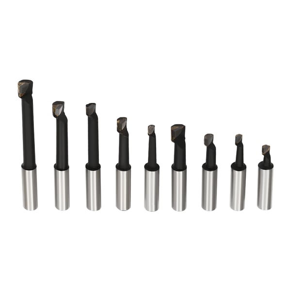 Udboringshoved Sæt Boring Head - MT2-F1 - MT2 M10 - 9 Dele - Borediameter 10–125 mm - Hoved Ø 5 cm, højde 6 cm - Justeringsområde 0–40 mm - Sort