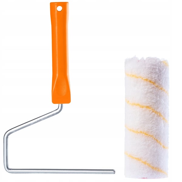 Malerrulle - Rulle med Håndtag - 25 cm Bredde - Til Væg og Loft
