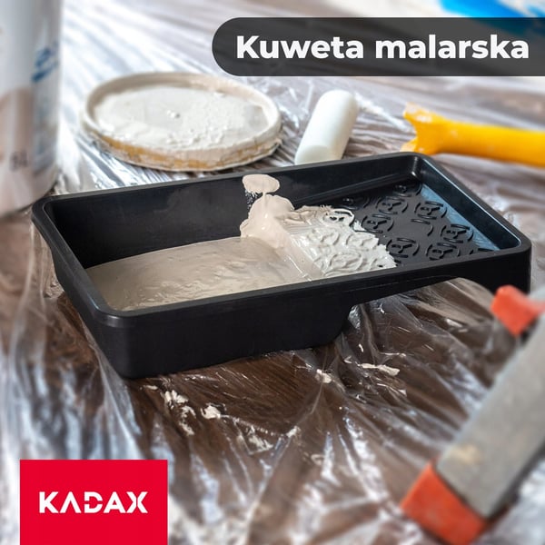 Malerbakke til malerrulle - Malerrullebakke - 15,5 x 29,5 cm - Stor
