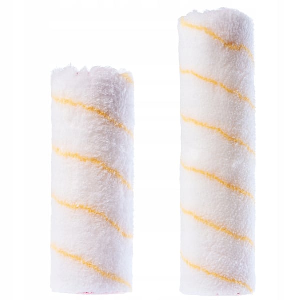 Malerrulle - Rullebetræk - Kort Luv - 2-pak - 20 cm & 25 cm - Til Glatte Overflader