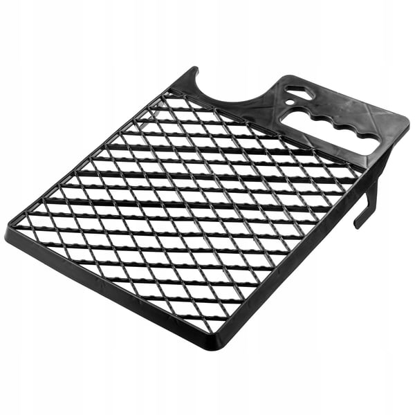 Malerrist til spand - Malerrullegitter - 230×305 mm - Til 20 cm rulle - Med spandekrog - Sort