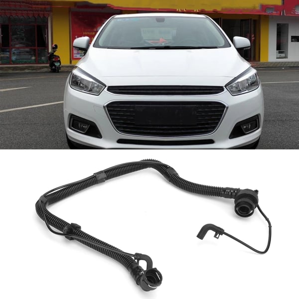Chevrolet Cruze/Sonic/Trax, krumtaphus-ventilationsslange 25193343, sort erstatningsdel