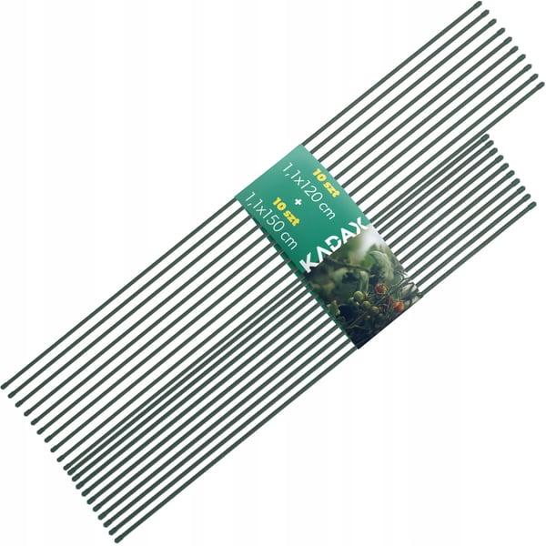 Plantepinde - Tomatstøtte - 120 og 150 cm - Sæt 20 stk - Have