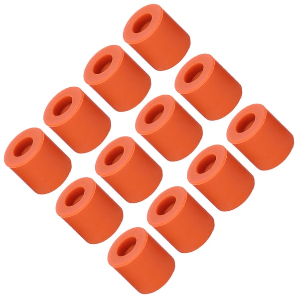Silikone støddæmpere til varmebed-nivellering, 12 stk., 16 mm, orange, 3D-printertilbehør