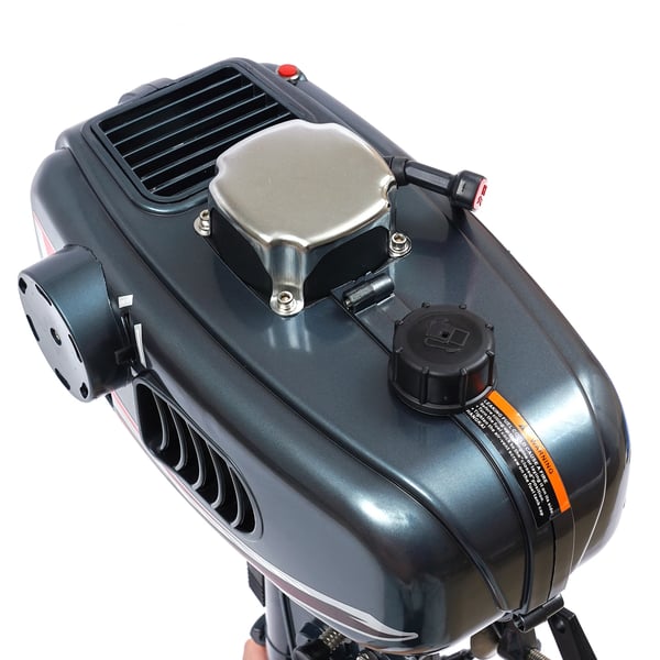 Bådmotor Påhængsmotor - 2-takt 3,5 hk (2,5 kW) - Kort ben 40 cm - CDI-tænding - Håndstart - Indbygget 1,3 l tank - 10 km/t