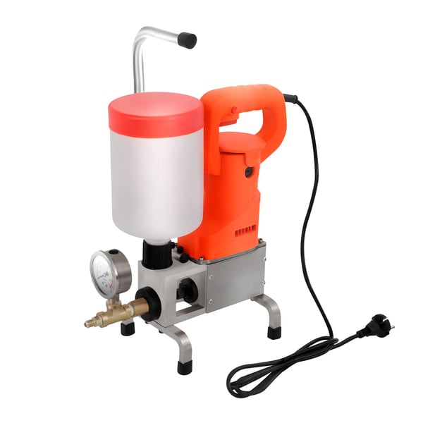 Elektrisk epoxy injektionsmaskine - Beton-/fugeinjektionspumpe til revnereparation - 720 W - 10000 psi - 220 V 50 Hz - Mørkegrå
