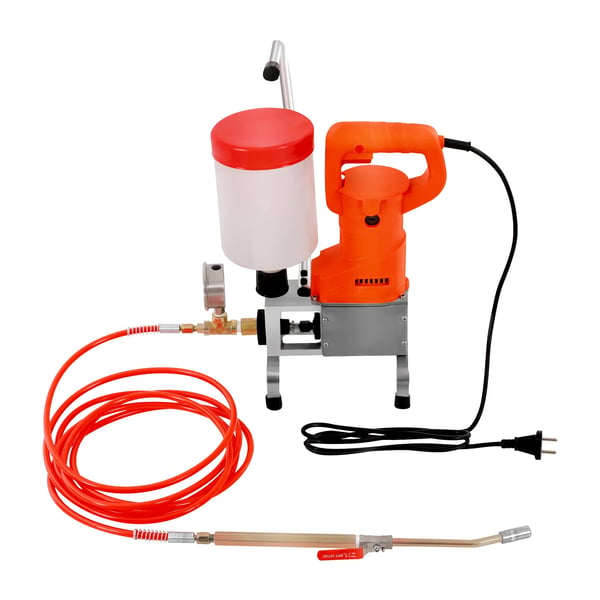 Elektrisk epoxy injektionsmaskine - Beton-/fugeinjektionspumpe til revnereparation - 720 W - 10000 psi - 220 V 50 Hz - Mørkegrå