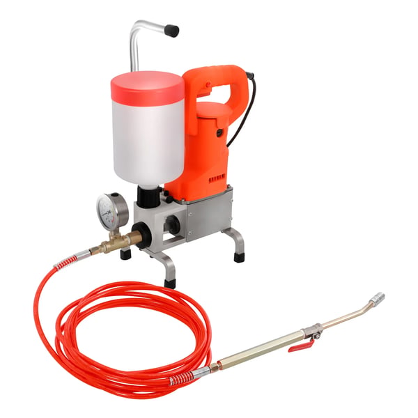 Elektrisk epoxy injektionsmaskine - Beton-/fugeinjektionspumpe til revnereparation - 720 W - 10000 psi - 220 V 50 Hz - Mørkegrå