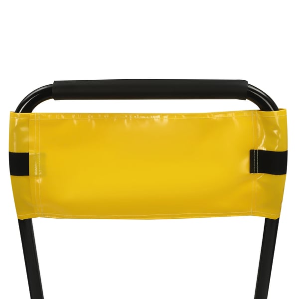Trappeklatrende kørestol - Sammenklappelig trappestol - 4 hjul - Aluminiumlegering & PVC - Hjul i industriplast - Max 159 kg - Let