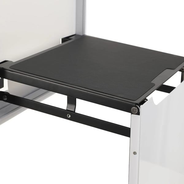 Vægmonteret klapstol - Foldesæde med ben - Aluminiumlegering - Til entré/altan - Sammenklappelig trappeskammel - Pladsbesparende