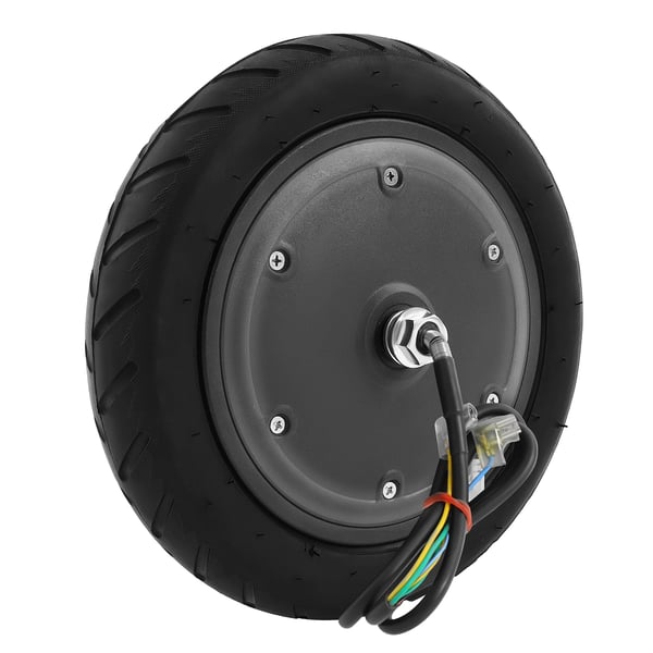 El-løbehjul motorhjul med dæk - 36V børsteløs - IP54 - 600 omdr./min - 15–25 km/t - Sort