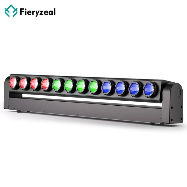 LED lavavalo - 180W wall wash moving head - 12×15W RGBW - DMX512/RDM 7/11/55 kanavaa - Auto/ääniohjattu - 90–240V - Lämmin valo
