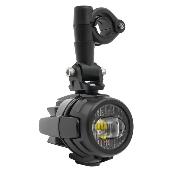 Moottoripyörä LED sumuvalot/lisävalot - 40 W - 2 kpl - 12 V, 6000 K valkoinen valo - Kaatumakaareen 18–22 mm - Painevalettu alumiini - Musta