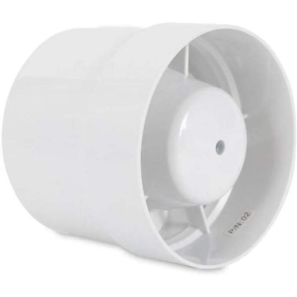 100 mm universal badeværelsesventilator, rørventilator med kuglelejemotor, udsugningsventilator til bad & køkken, hvid