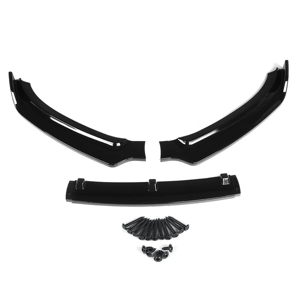 Frontkofanger Læbe Splitter Diffuser Bodykit - A4 B8.5 2013-2016 - Spoiler, Beskyttelse - Højglans Sort