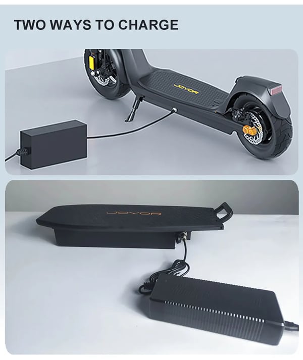 Sähköpotkulauta - C10E - 500W moottori - 48V 10,4Ah akku - 25,4 cm renkaat - 20 km/h - 30–40 km kantama - Levyjarrut - Valkoinen