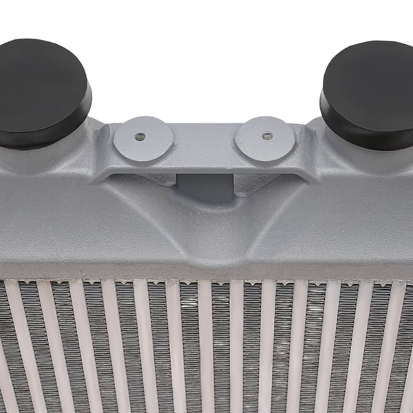 Intercooler - Ladeluftkøler - 60 psi - Aluminiumlegering - Til Ibiza Mk4, Polo 9N3, Fabia - Sølv