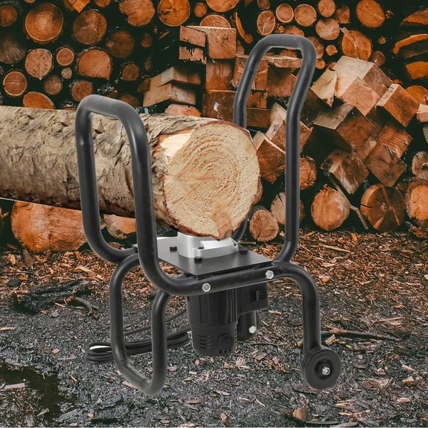Elektrisk brændekløver - Vertikal - 2000 W - 220 V - Automatisk - Kompakt husholdningsmodel - Model PCQ-WWHTJ-DE002