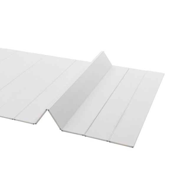 PVC badekarslåg & bakke - Foldbar plade - 75 x 170 cm - Vandtæt, støvtæt - Varmeisolerende - Bæreevne 5 kg - Varmeresistent 80 °C - Hvid